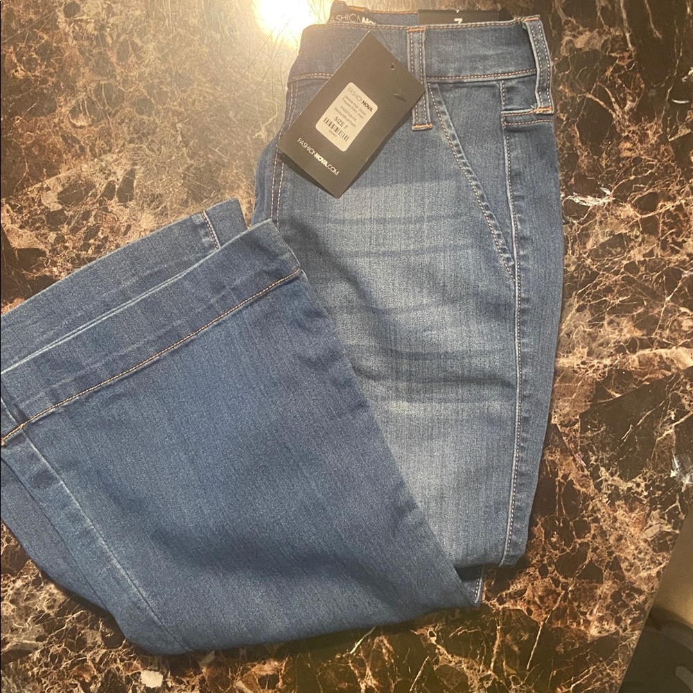 Fashion Nova Dark Blue Denim